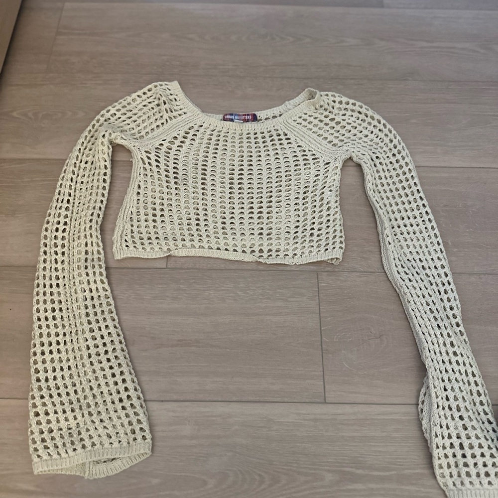 Urban Outfitters Cream Knit Sweater